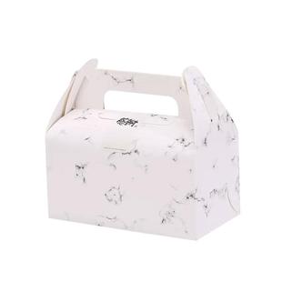 网红小西点蛋糕打包盒三角慕斯包装盒古早蛋糕盒一次性手提盒