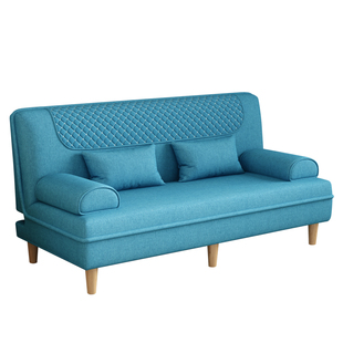 红连帝沙发床两用可折叠多功能双人三人小户型客厅懒人布艺沙发