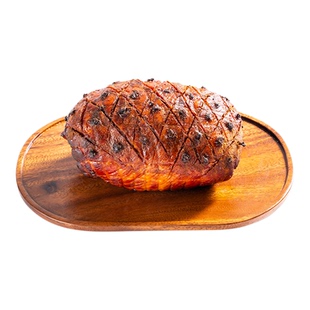 年夜饭聚餐圣诞火腿带皮1kg感恩节去骨火腿西餐食材Gammon Ham