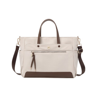 高级感女士手提公文包多分隔层商务工作通勤14-16寸笔记本电脑包a4文件袋大容量设计师托特一包三用