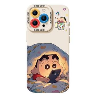 睡觉小新手机壳适用苹果16可爱iphone15promax卡通14plus创意13mini秋冬12新款11男女x小众8高级感17/xs/7/xr