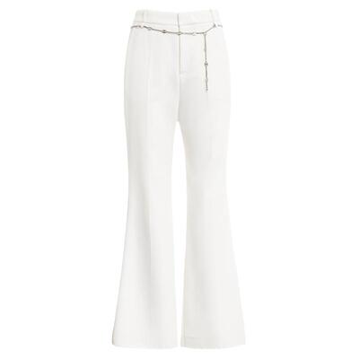 [吴宣仪同款]COMMEMOI吕燕设计师春夏通勤休闲高腰羊毛阔腿裤