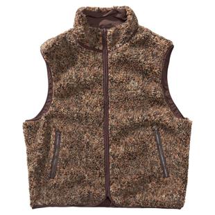 瞬时山野Monterest户外复古双面穿摇粒绒立领马甲背心机能风保暖