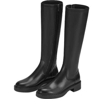 73hours女鞋复古长靴骑士靴