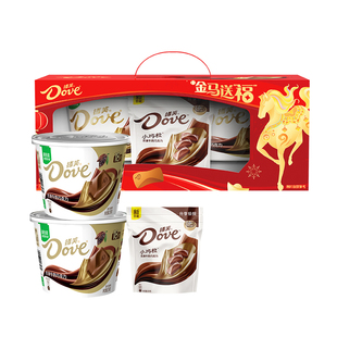 德芙金马送福516g礼盒碗装纯可可脂送礼物糖果婚庆喜糖休闲零食