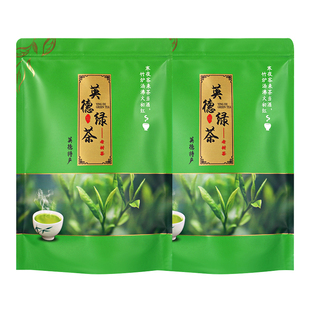 中国茗茶广东特产英德绿茶烘青金楦绿茶茶叶一级清新甘爽袋装礼品