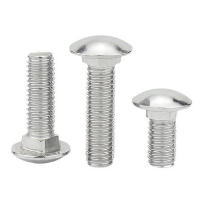 【可开专票】304半圆头马车螺丝