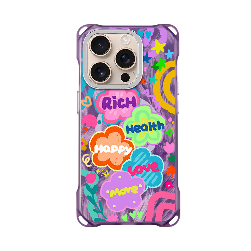 原创正念花适用iphone17promax华为mate60手机壳15小众新款马年80苹果13挂绳背带pura70手提磁吸16创意卡通