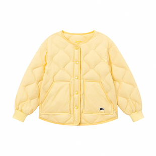 笛莎童装女童羽绒服2025冬季新款儿童女孩中大童内胆外套短款三防