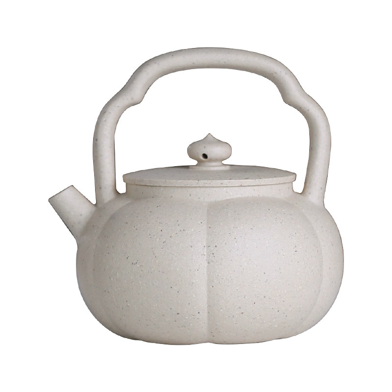 原矿白段泥提梁壶茶器茶具
