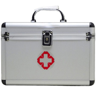 18寸急救箱大容量家用铝合金医用工具家庭大夫出诊保健家庭医药箱