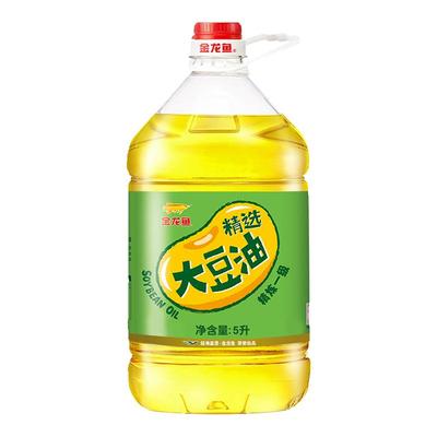金龙鱼精炼一级大豆油5L
