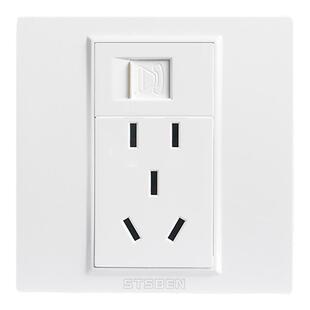 86型墙壁暗装5孔电源带电视电话电脑网络面板电话带五孔插座面板