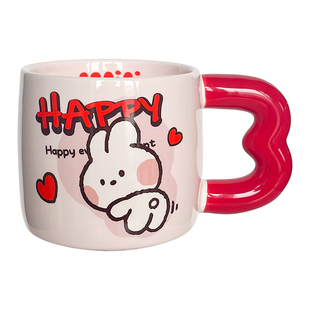 MININI联名陶瓷马克杯水杯可爱风情侣生日礼物送闺蜜礼盒花茶杯