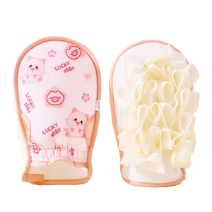 二合一浴花搓澡巾女士专用