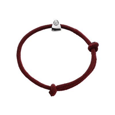 999纯银红绳情侣可调节手链