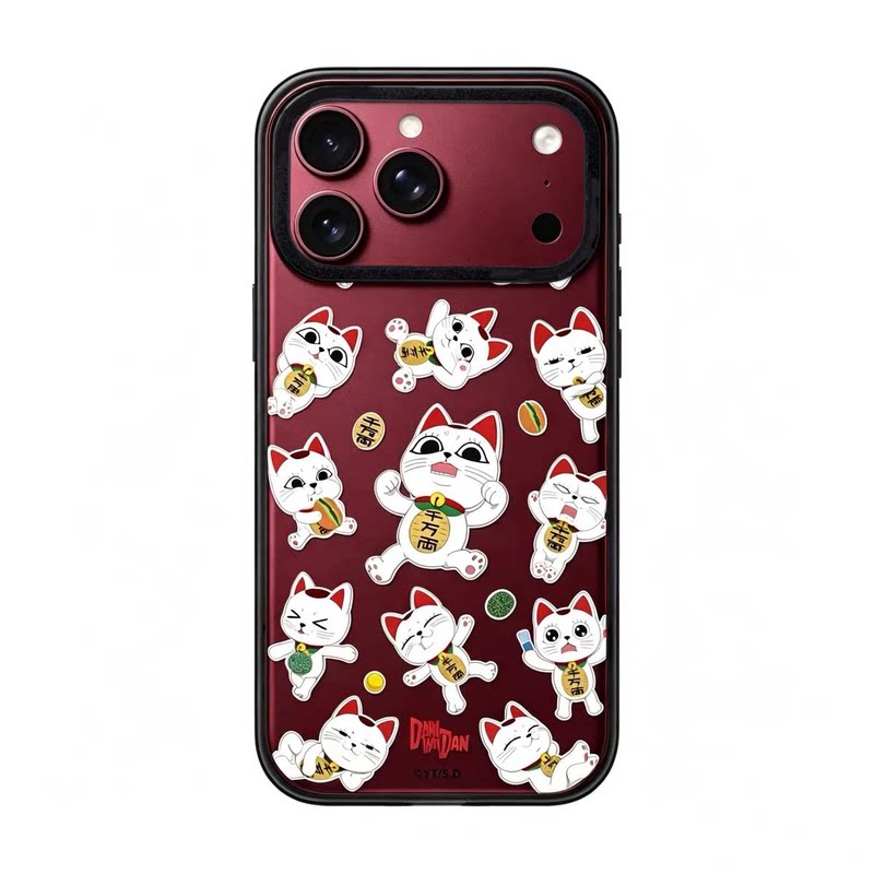 【韩国代购】勃艮第红樱桃红酒红彩色波点适用iphone18/17promx手机壳苹果16/15pro外壳苹果14/13磁吸Magsafe