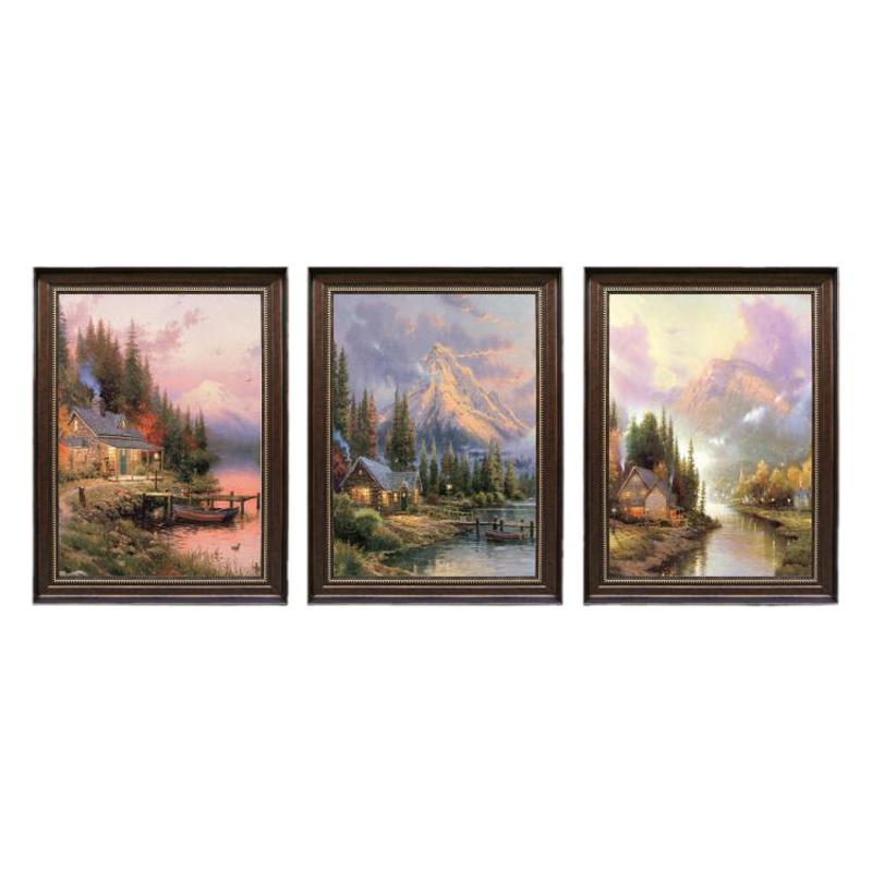竖幅托马斯风景画成品尺寸可定做