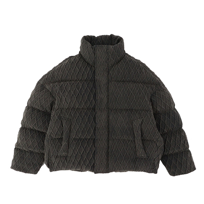 保暖加厚复古羽绒面包服