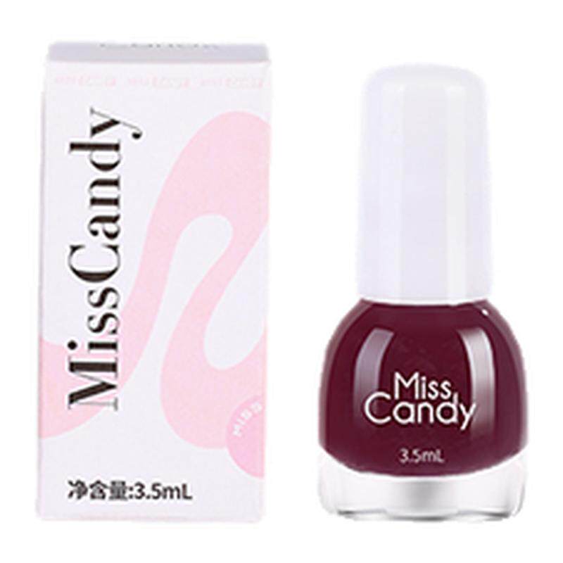 MissCandy健康指甲油免烤可撕拉3.5ml单瓶装迷你便携-MS