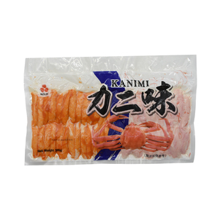 泰国松叶蟹柳蟹腿肉寿司料理纪文蟹柳力二味蟹肉蟹香鱼柳500g促销