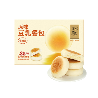 东方甄选豆乳餐包面包早餐零食
