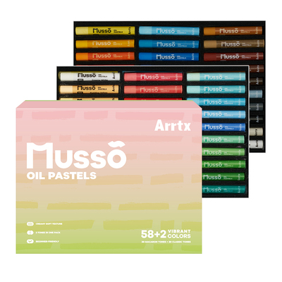 Arrtx阿泰诗油画棒工具刮刀套装油画棒揉擦笔全套软性diy初学者