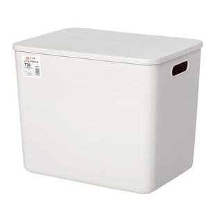 带盖杂物收纳盒塑料浴室零食篮厨房储物箱家用防尘手提衣物整理箱