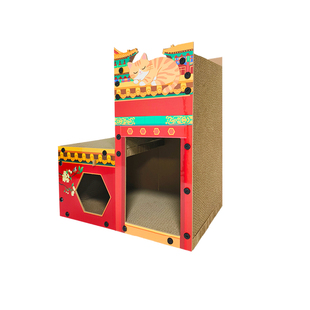 双层猫窝猫抓板一体可抓可玩猫咪用品大全猫窝不掉屑加厚瓦楞纸