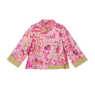 小O宝Okids童装 宝宝新中式套装女2025秋中秋节女童国风盘扣套装