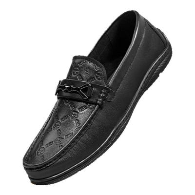 七匹狼春季新款懒人一脚蹬豆豆鞋