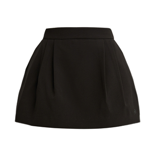 DPLAY2026春季新款黑色半身裙女时尚流行洋气花苞裙短款裙子短裙