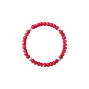 复古红琉璃珠手串本命年手绳一生之环搭配使用转运珠情侣弹力手链