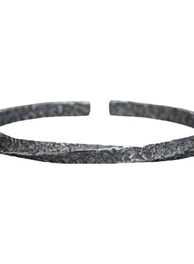 男士实心开口手环手镯