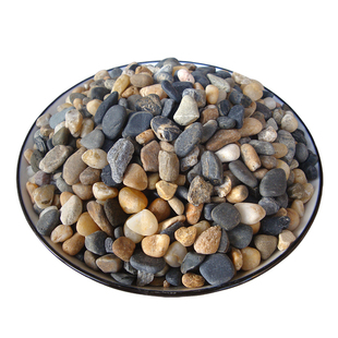 溪流石鹅卵石雨花石原白色石子鱼缸水族箱造景花盆栽天然砂石庭院