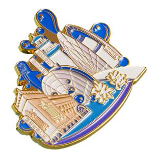 珠海长隆海洋王国冰箱贴文创纪念品金属日月贝爱情邮局灯塔伴手礼