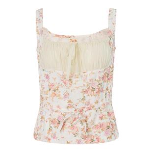 TACH CLOTHING 新款女士碎花拼接吊带背心银泰百货