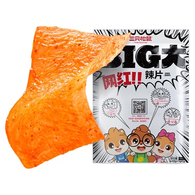 三只松鼠BIG大辣片香辣味68g