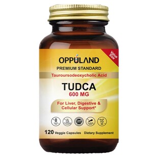 美国OPPULAND进口TUDCA胆汁酸胶囊胆汁酸盐补充剂肝脏胆酸盐120粒