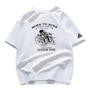 法国公鸡短袖T恤男2026年夏季薄款潮流印花体恤新疆棉圆领半袖男