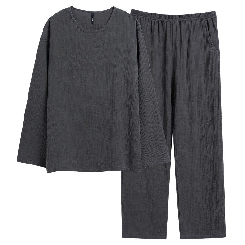 日系轻奢睡衣男士高级时尚居家服