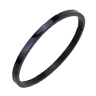 跨境欧美光面钛钢情侣开口手镯 玫瑰金不锈钢极简手环男女饰品