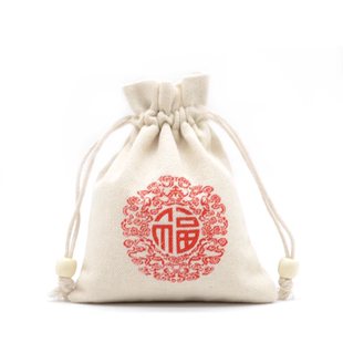 文玩袋帆布念珠手串收纳袋首饰袋包装袋佛珠袋子抽绳束口袋小布袋