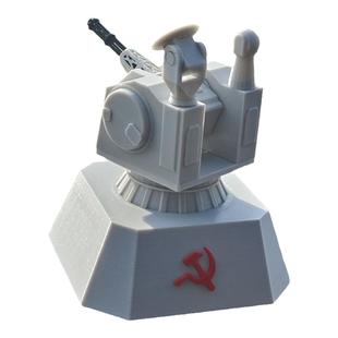 太阳能近防炮摆件车载1130雷达系统防空炮车顶可旋转装饰模型手办