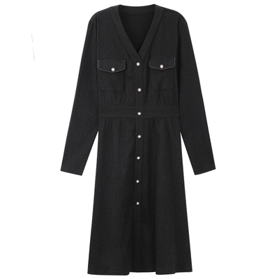 MindBridge法式优雅连衣裙