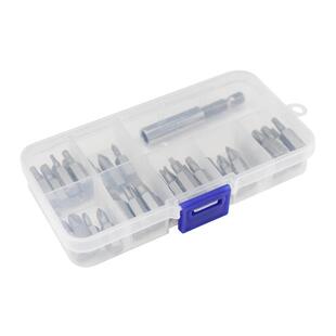 短批头套装十字一字异型梅花内六角电动螺丝刀起子头改锥盒装25mm