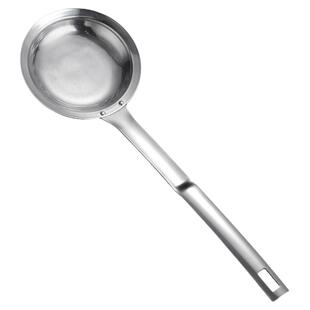 打浮沫勺304不锈钢撇沫漏勺一体捞隔渣网滤油勺漏网勺子打沫漏勺
