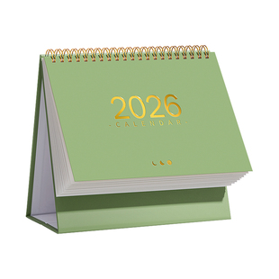 简约日历2026新款学生记事本备忘录中高考倒计时计划本月历年历全年创意办公室桌面摆件2024年小台历可定制