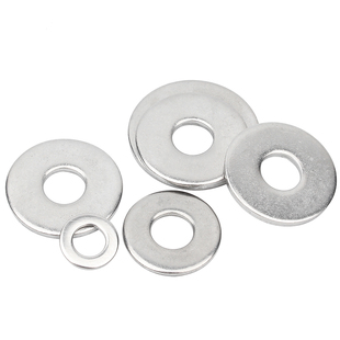 304不锈钢平垫片金属垫圈螺丝垫片圆形加大加厚超薄介子M2M4-M30