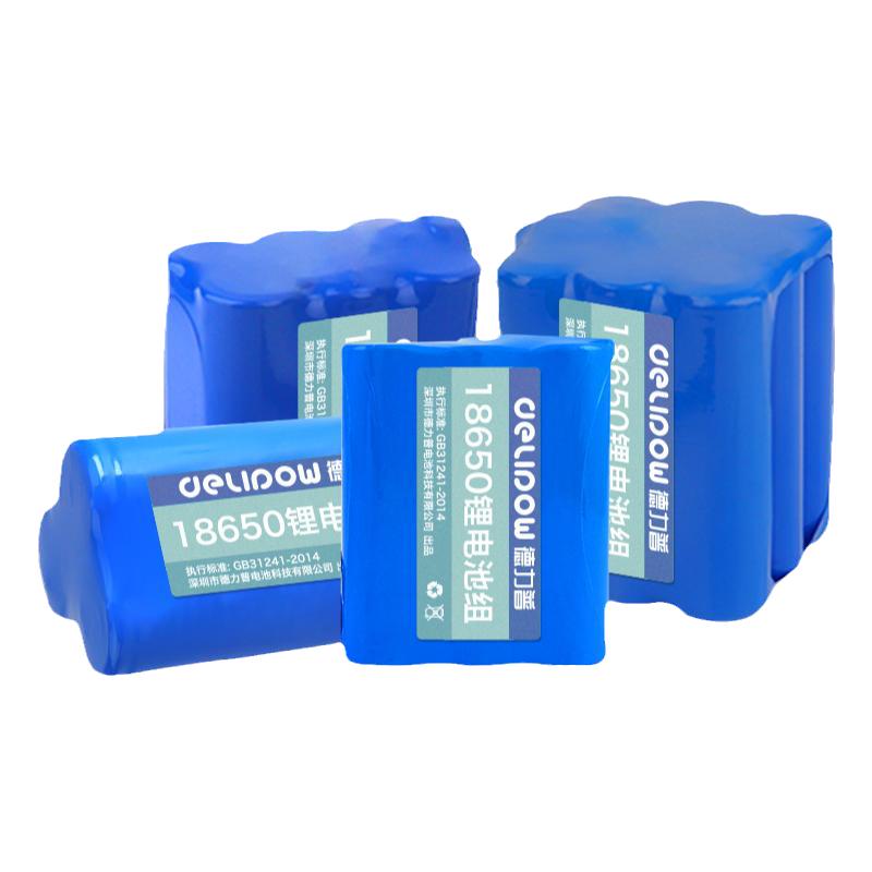 德力普12v锂电池组18650大容量户外24伏音响太阳能路灯电瓶可充电